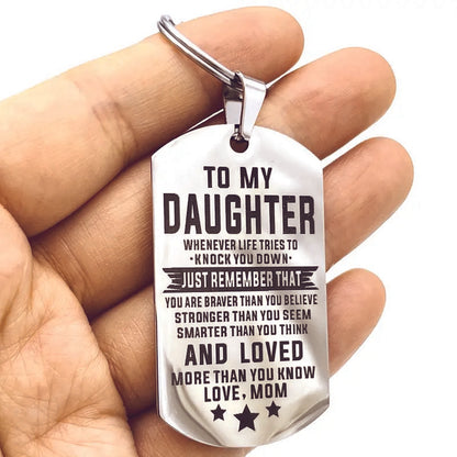 Daughter Keychain