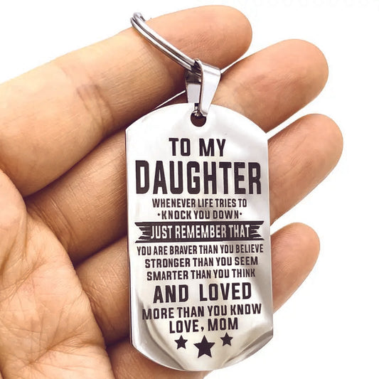 Daughter Keychain