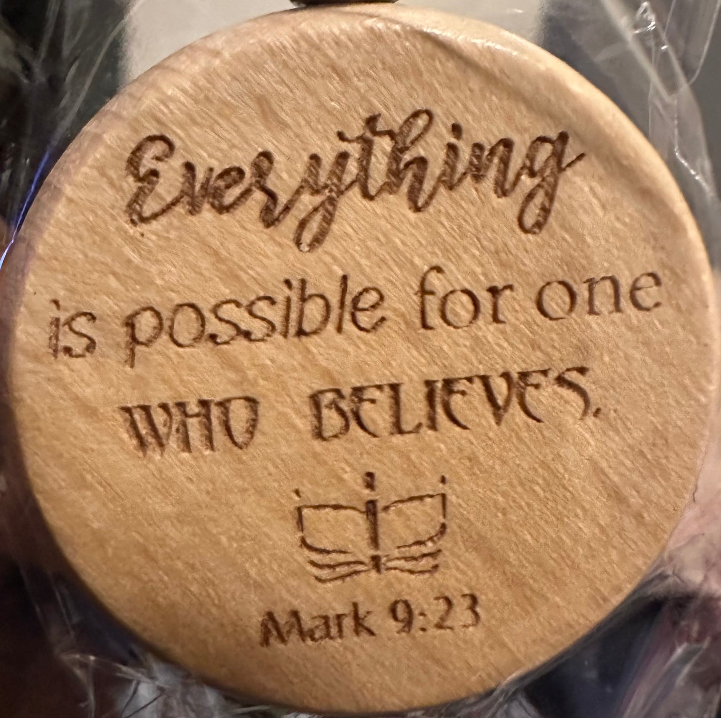 Key Chain Inspirational Quotes for Men & Women (1 verse by keyring)
