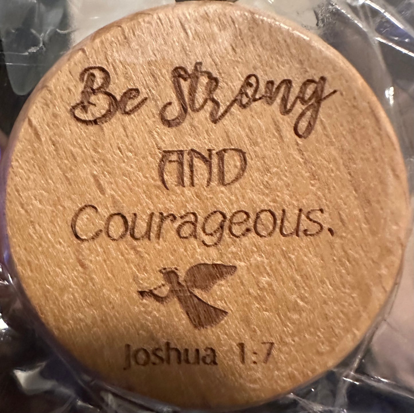 Key Chain Inspirational Quotes for Men & Women (1 verse by keyring)