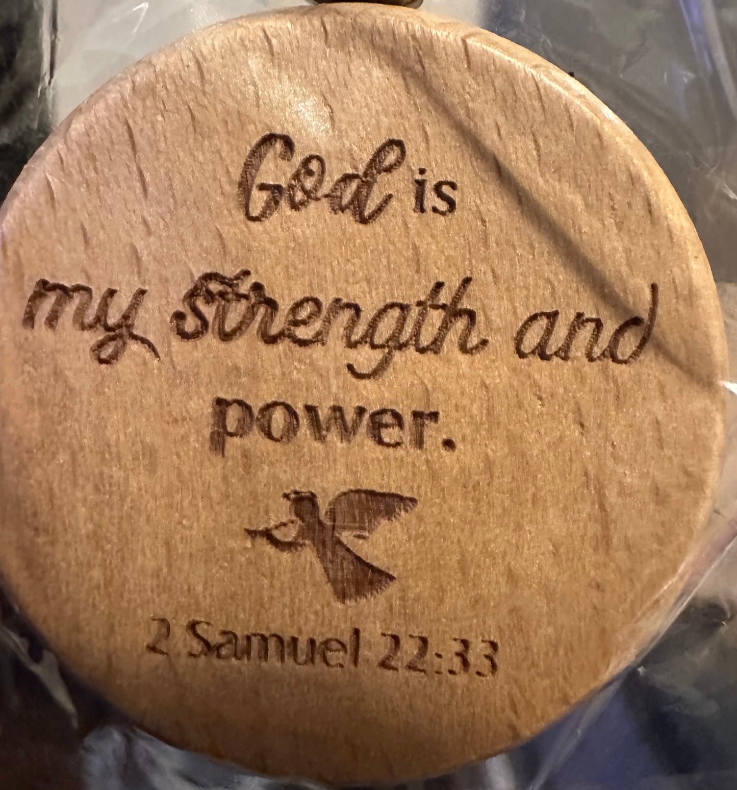 Key Chain Inspirational Quotes for Men & Women (1 verse by keyring)
