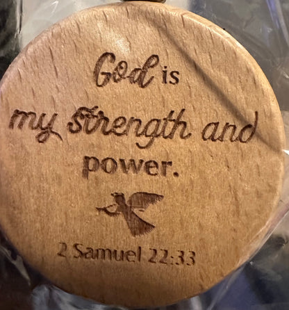 Key Chain Inspirational Quotes for Men & Women (1 verse by keyring)