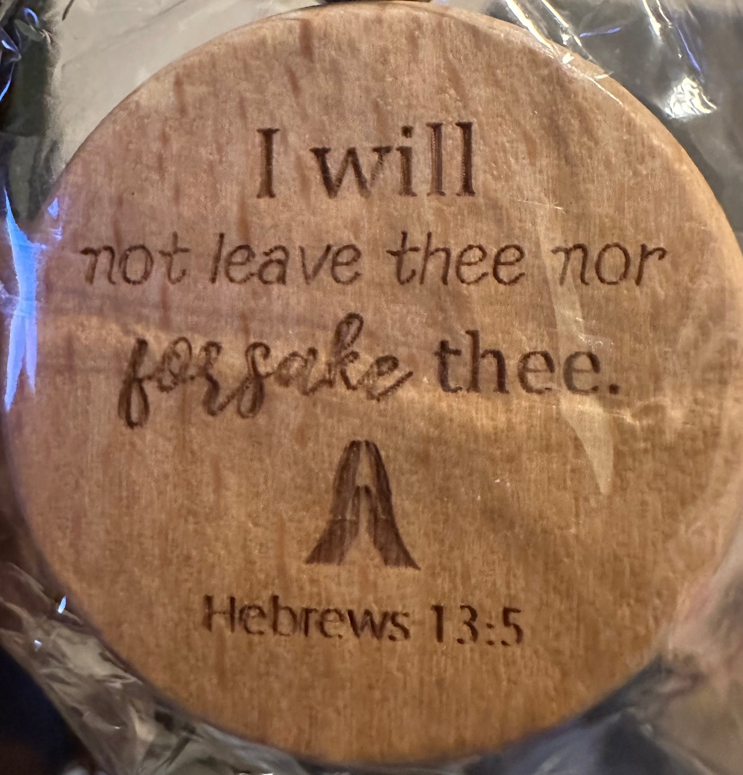 Key Chain Inspirational Quotes for Men & Women (1 verse by keyring)