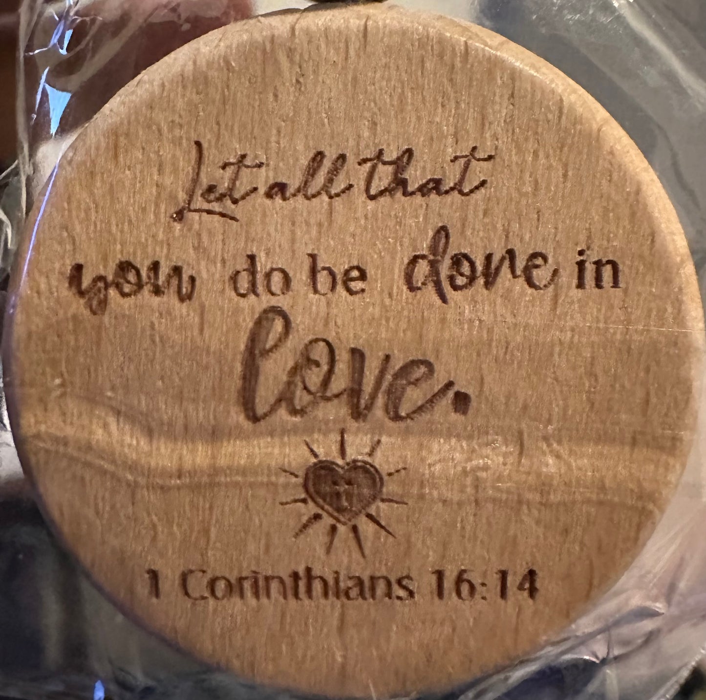 Key Chain Inspirational Quotes for Men & Women (1 verse by keyring)
