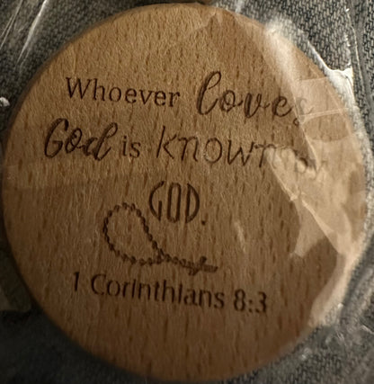 Key Chain Inspirational Quotes for Men & Women (1 verse by keyring)
