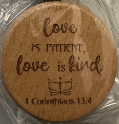 Key Chain Inspirational Quotes for Men & Women (1 verse by keyring)