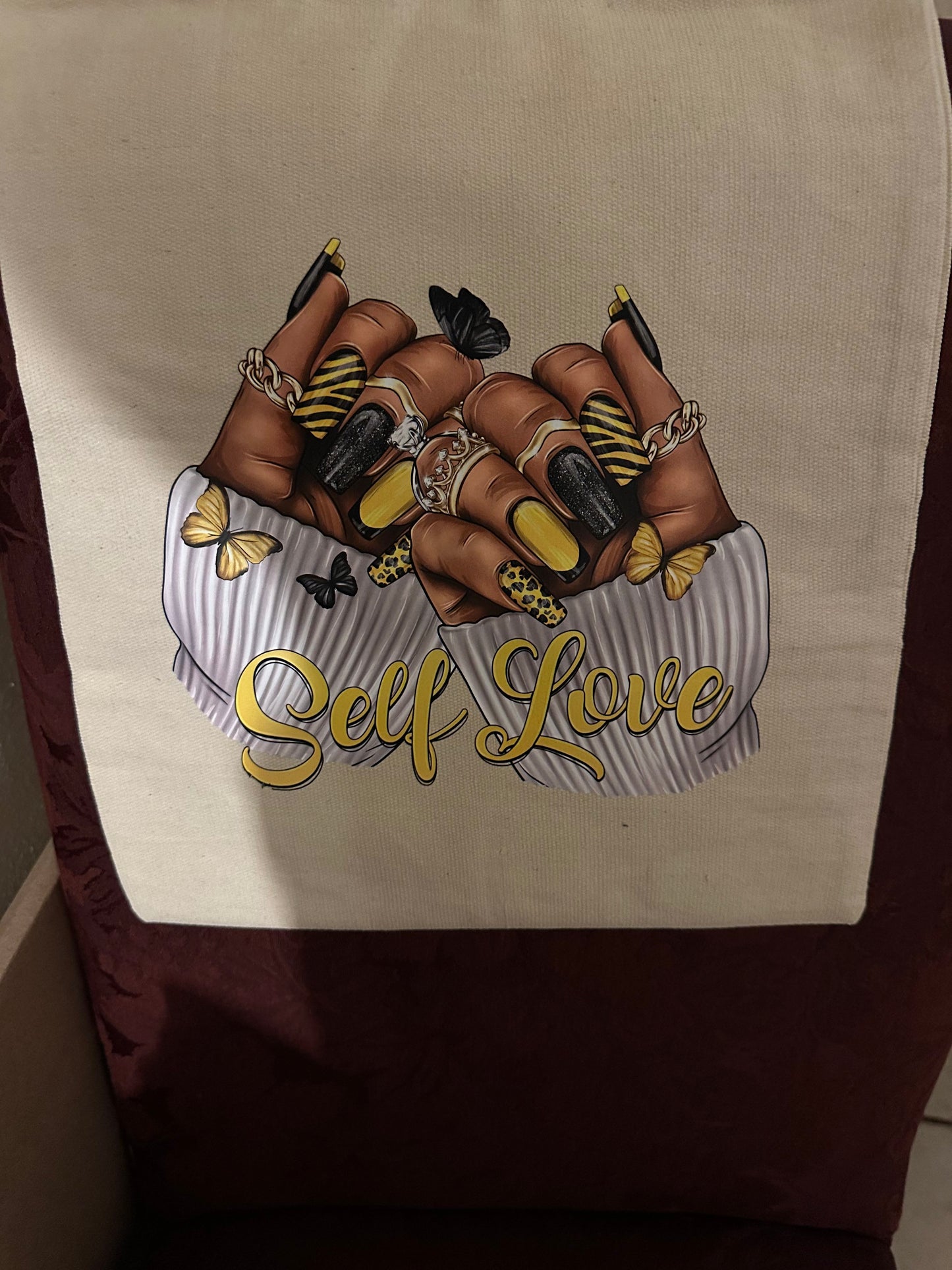 Custom made Tote bags "Self Love"