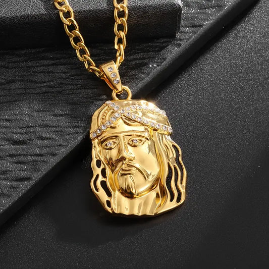1pc Jesus Symbol Pendant Necklace