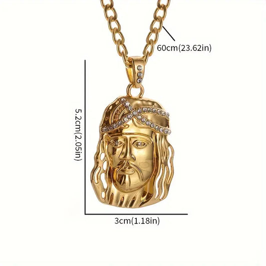 1pc Jesus Symbol Pendant Necklace