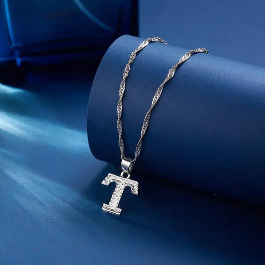 Silver Letter Necklace