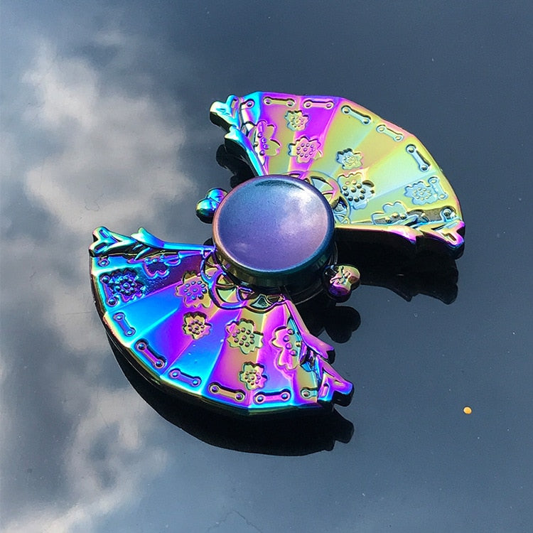 Finger Spinner Office Anxiety Relief Stress Gyro Flower / Tower / Spider Metal Hand Spinner Tri Spinner Model