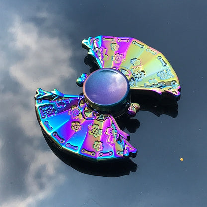 Finger Spinner Office Anxiety Relief Stress Gyro Flower / Tower / Spider Metal Hand Spinner Tri Spinner Model