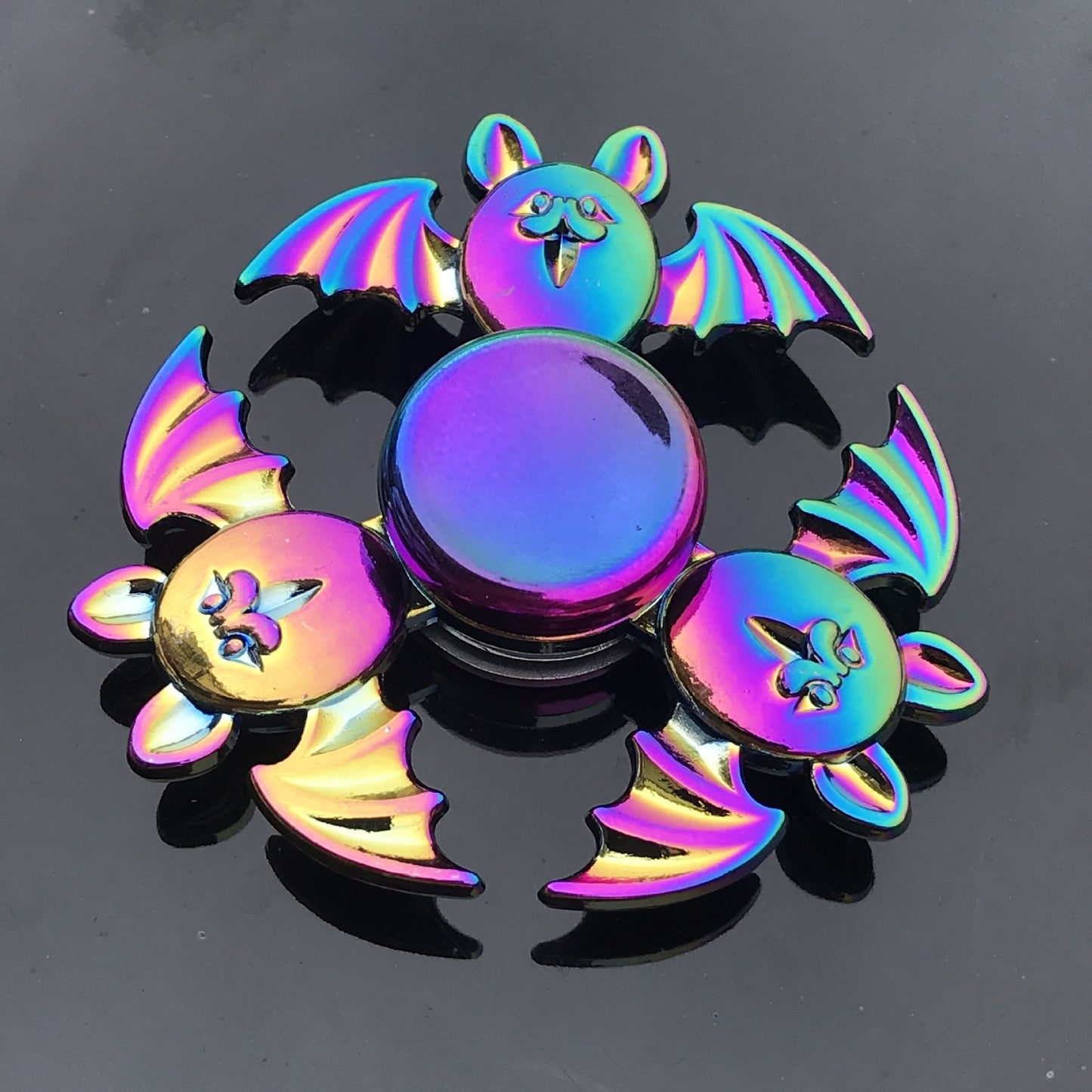 Finger Spinner Office Anxiety Relief Stress Gyro Flower / Tower / Spider Metal Hand Spinner Tri Spinner Model