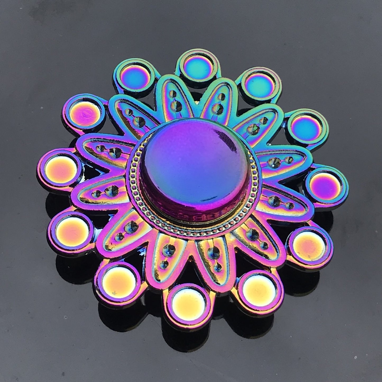 Finger Spinner Office Anxiety Relief Stress Gyro Flower / Tower / Spider Metal Hand Spinner Tri Spinner Model
