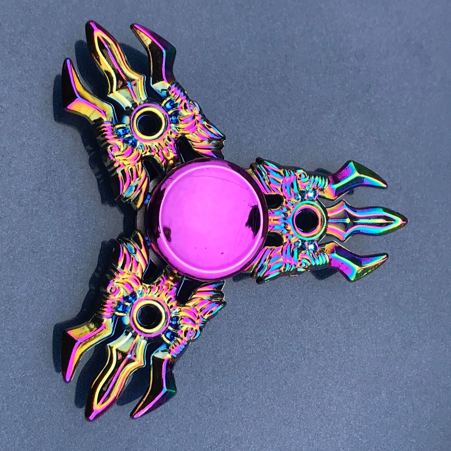 Finger Spinner Office Anxiety Relief Stress Gyro Flower / Tower / Spider Metal Hand Spinner Tri Spinner Model