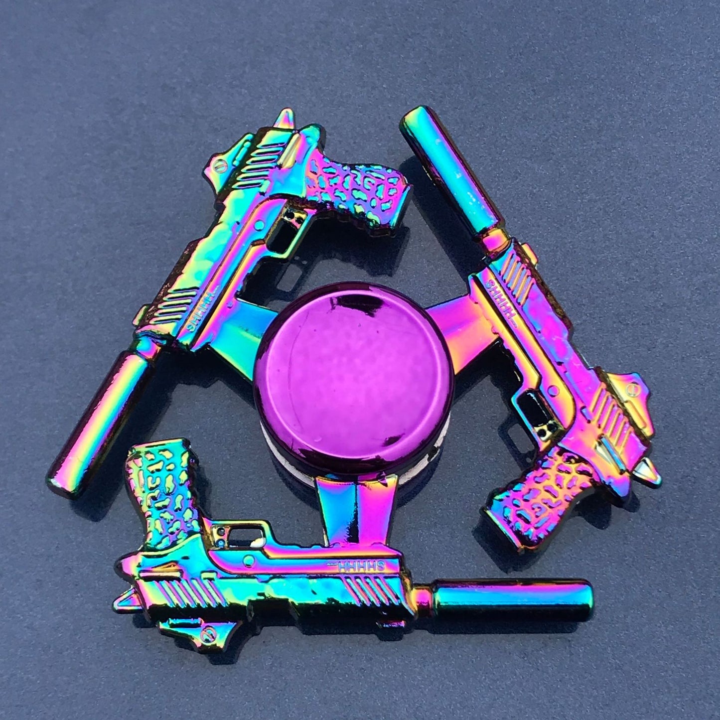 Finger Spinner Office Anxiety Relief Stress Gyro Flower / Tower / Spider Metal Hand Spinner Tri Spinner Model