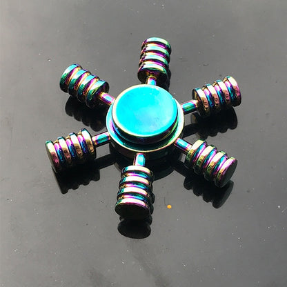 Finger Spinner Office Anxiety Relief Stress Gyro Flower / Tower / Spider Metal Hand Spinner Tri Spinner Model