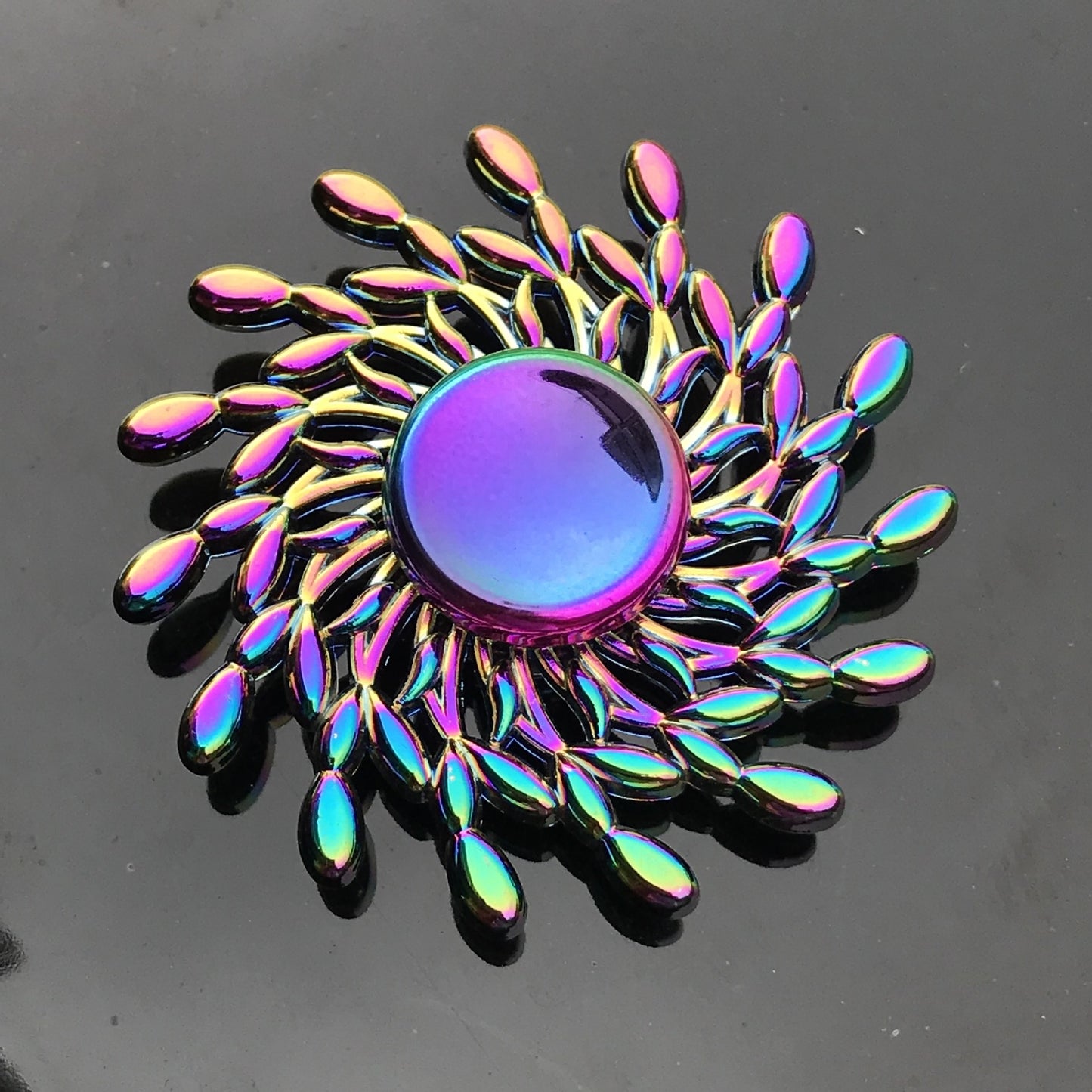 Finger Spinner Office Anxiety Relief Stress Gyro Flower / Tower / Spider Metal Hand Spinner Tri Spinner Model