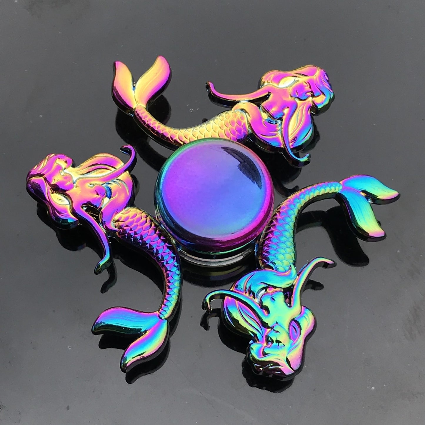 Finger Spinner Office Anxiety Relief Stress Gyro Flower / Tower / Spider Metal Hand Spinner Tri Spinner Model