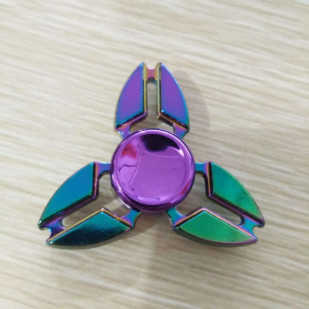Finger Spinner Office Anxiety Relief Stress Gyro Flower / Tower / Spider Metal Hand Spinner Tri Spinner Model