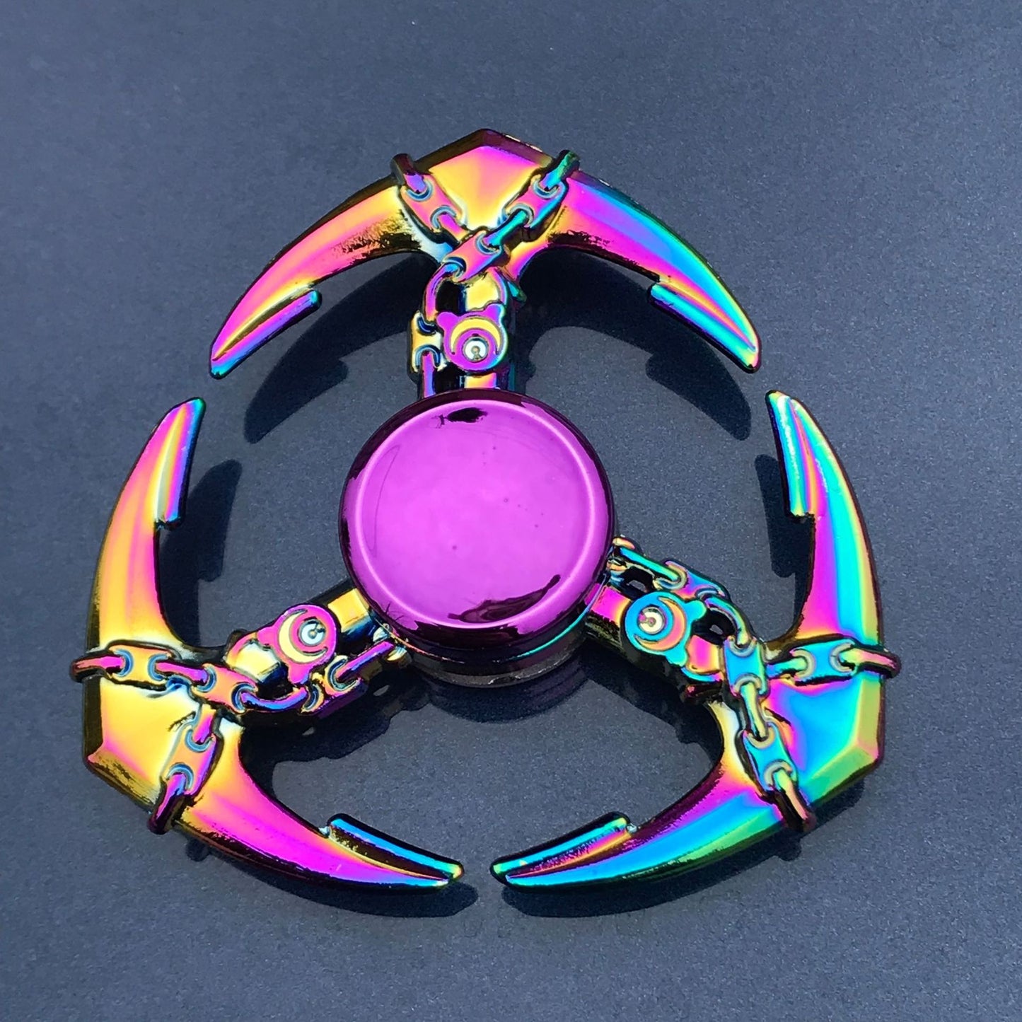 Finger Spinner Office Anxiety Relief Stress Gyro Flower / Tower / Spider Metal Hand Spinner Tri Spinner Model