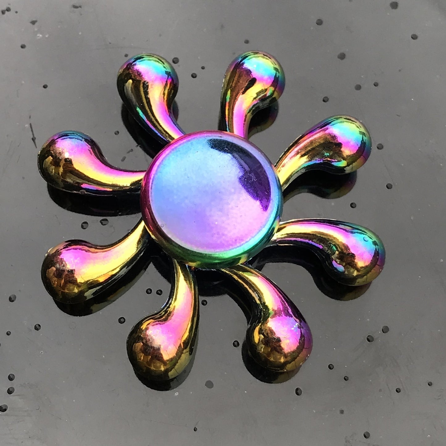 Finger Spinner Office Anxiety Relief Stress Gyro Flower / Tower / Spider Metal Hand Spinner Tri Spinner Model