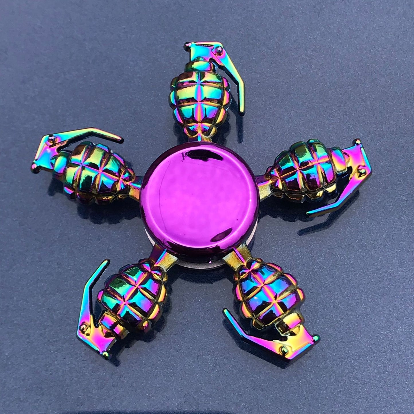 Finger Spinner Office Anxiety Relief Stress Gyro Flower / Tower / Spider Metal Hand Spinner Tri Spinner Model