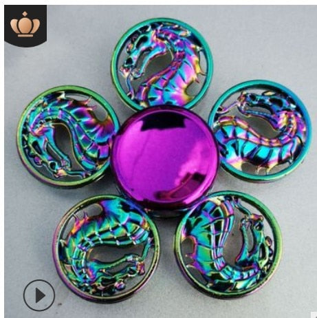 Finger Spinner Office Anxiety Relief Stress Gyro Flower / Tower / Spider Metal Hand Spinner Tri Spinner Model