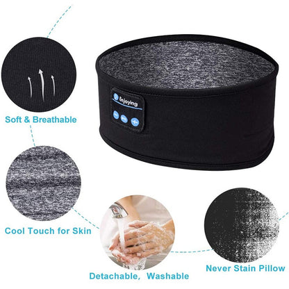 Headband Thin Soft Comfortable Wireless Music Headset Sleep Mask For Eyes Sleeping